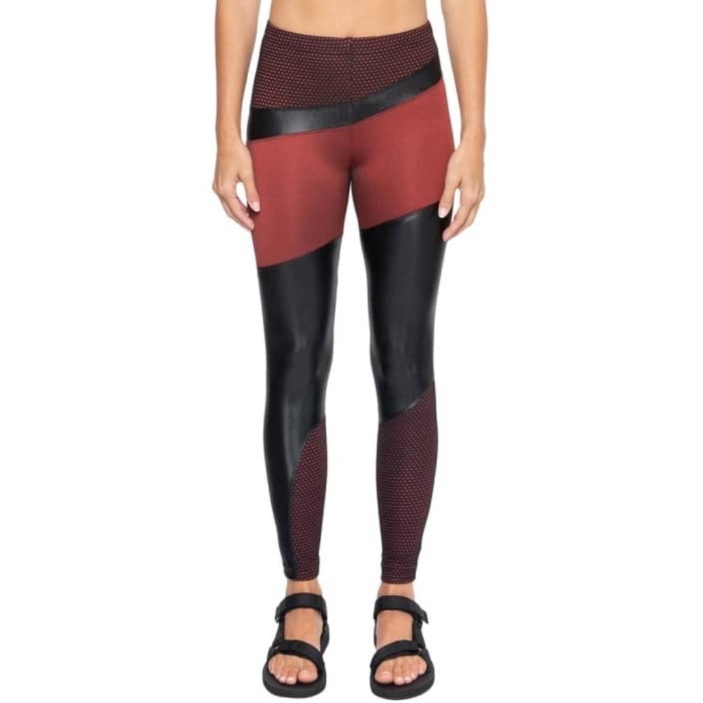 Koral Activewear Deuces Shantung High-Rise Legging